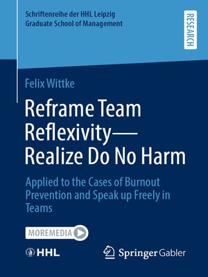 cover image of Reframe Team Reflexivity — Realize Do No Harm